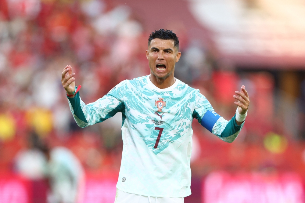 Portugal's forward #07 Cristiano Ronaldo. — Reuters