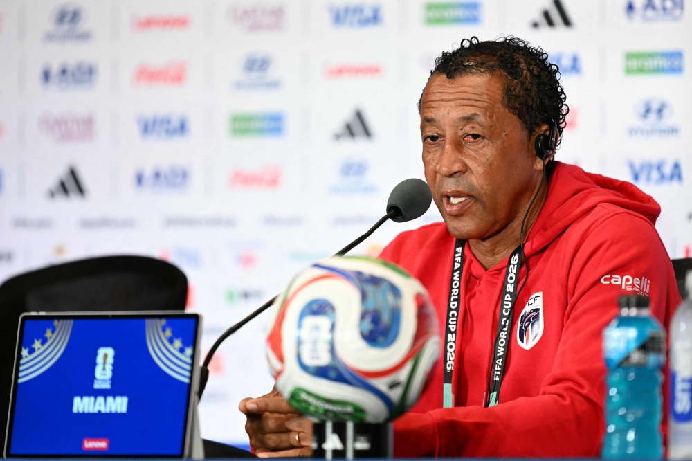 Cabo Verde's head coach Bubista. — AFP