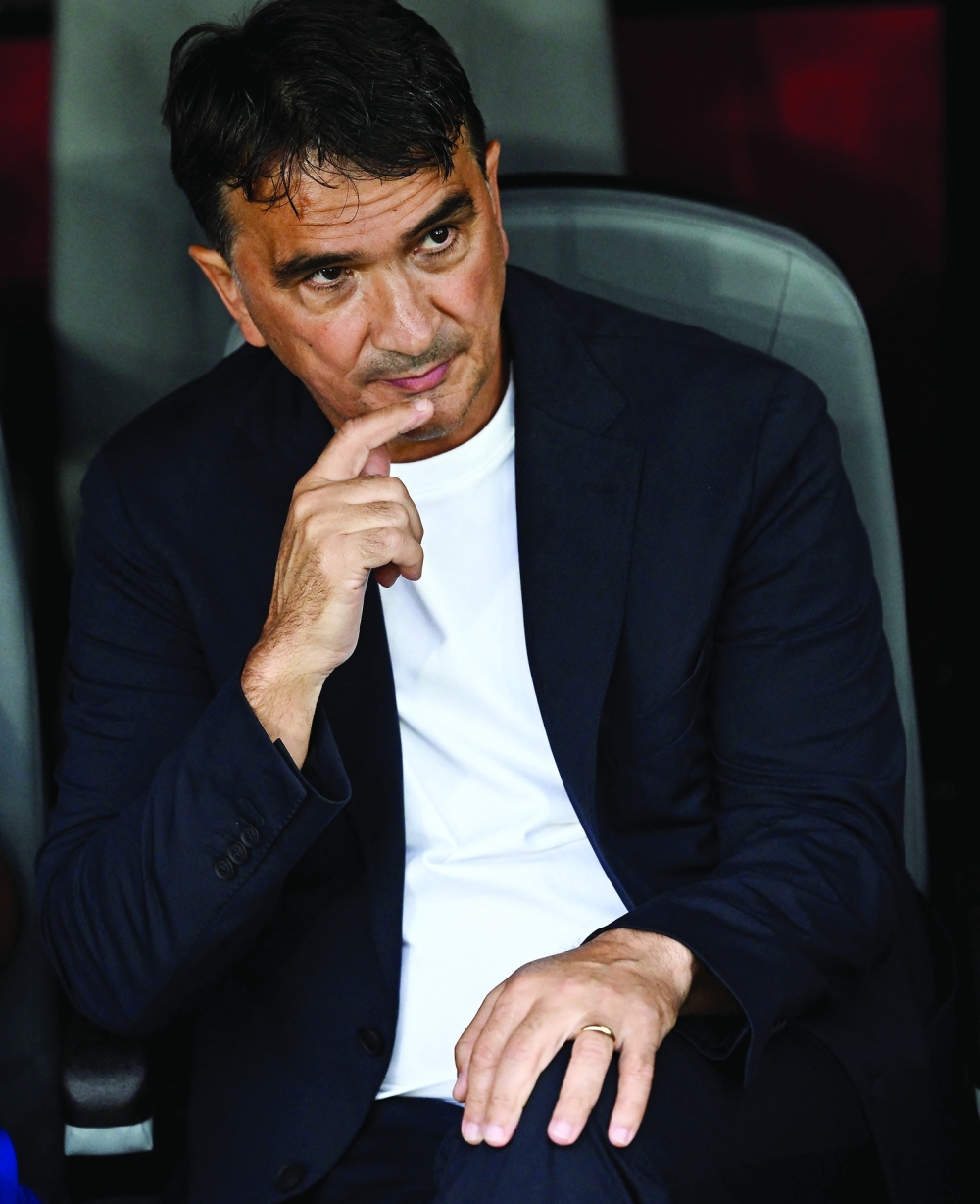 Croatia coach Zlatko Dalic before the match. — Reuters