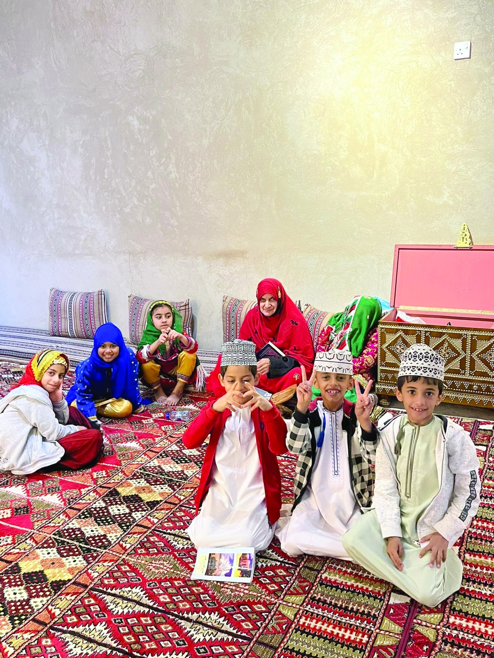 Omani children in recreation mood