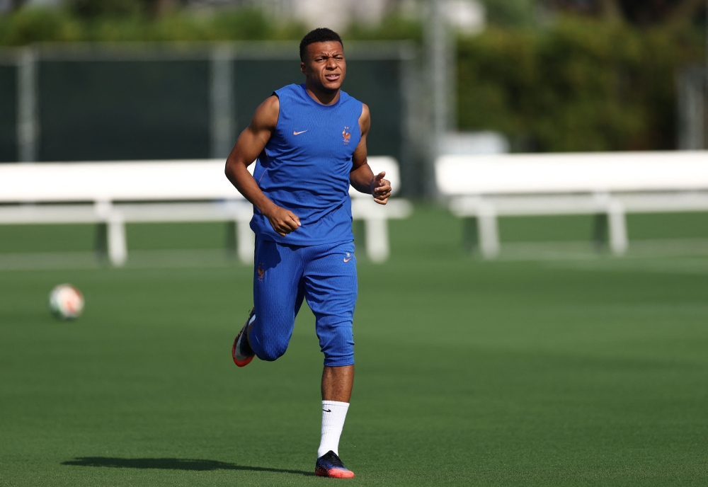 France's forward #10 Kylian Mbappe. — AFP