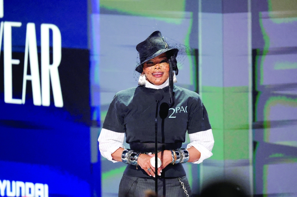 Taylor was awarded the noncompetitive honour of Icon of the Year, presented by singer Janet Jackson. — Reuters