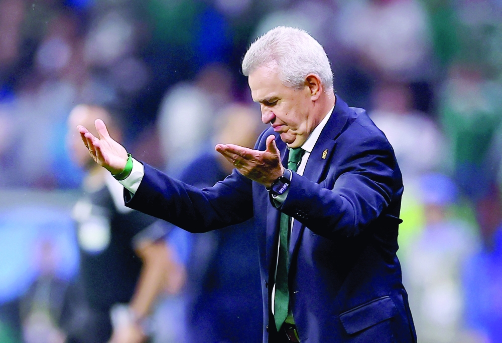 Mexico coach Javier Aguirre reacts. — Reuters