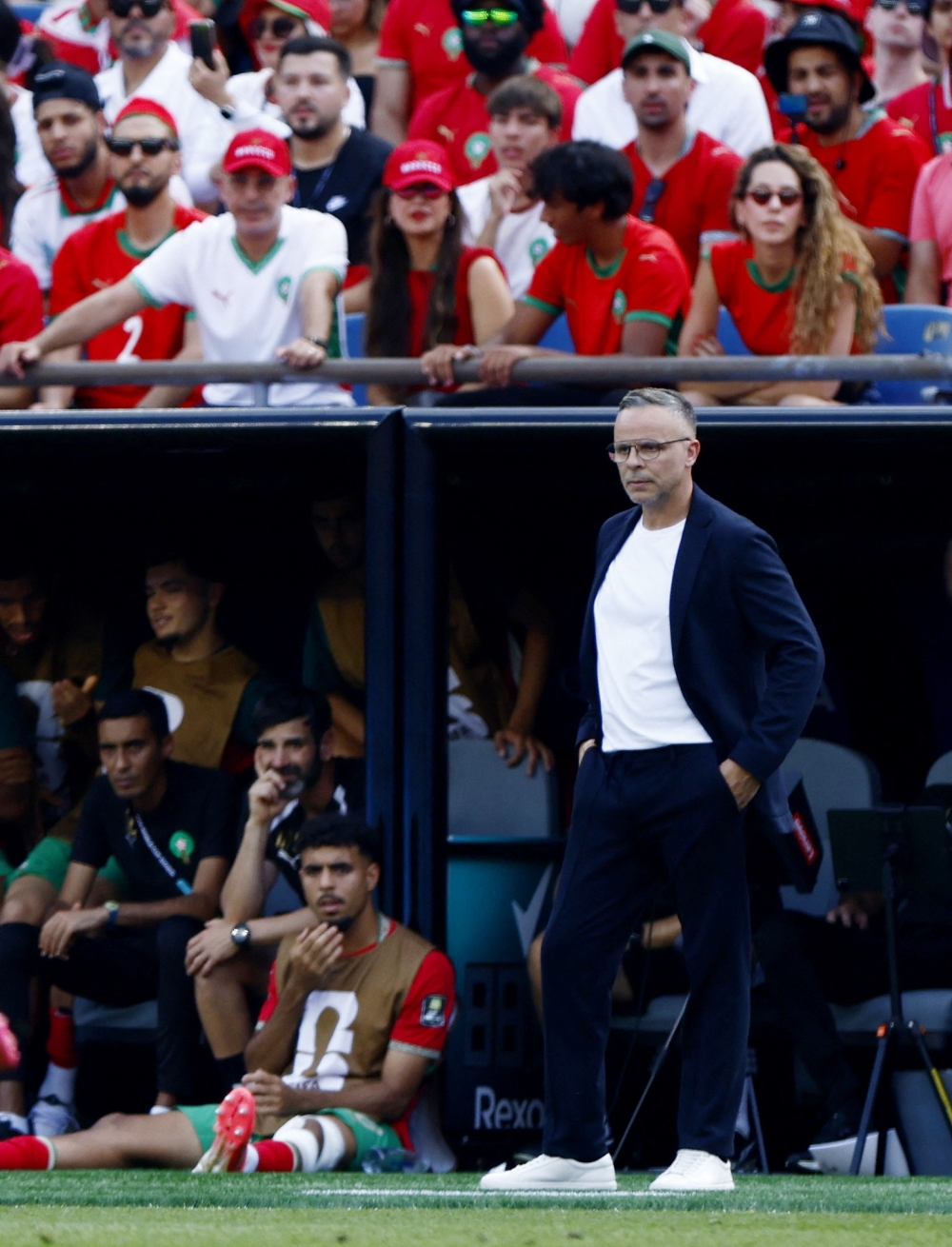 
Morocco coach Mohamed Ouahbi looks on. — AFP