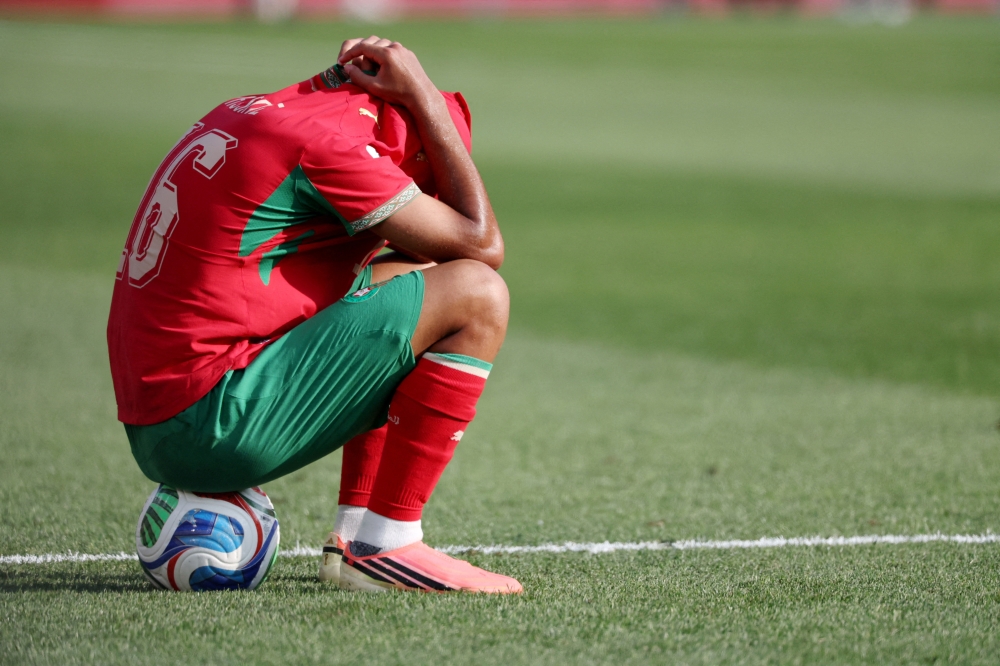 
Morocco's Yassine after the match. — Reuters