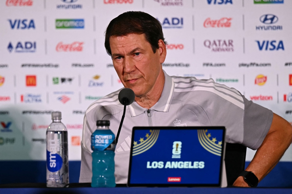 Belgium's French head coach Garcia. — AFP  