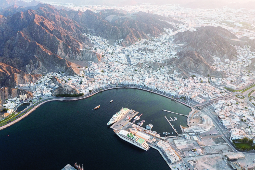 Muscat bird's eye view