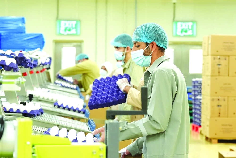 The total includes a recently signed poultry farming project involving Al Namaa Company with an investment value of RO 28.85 million.
