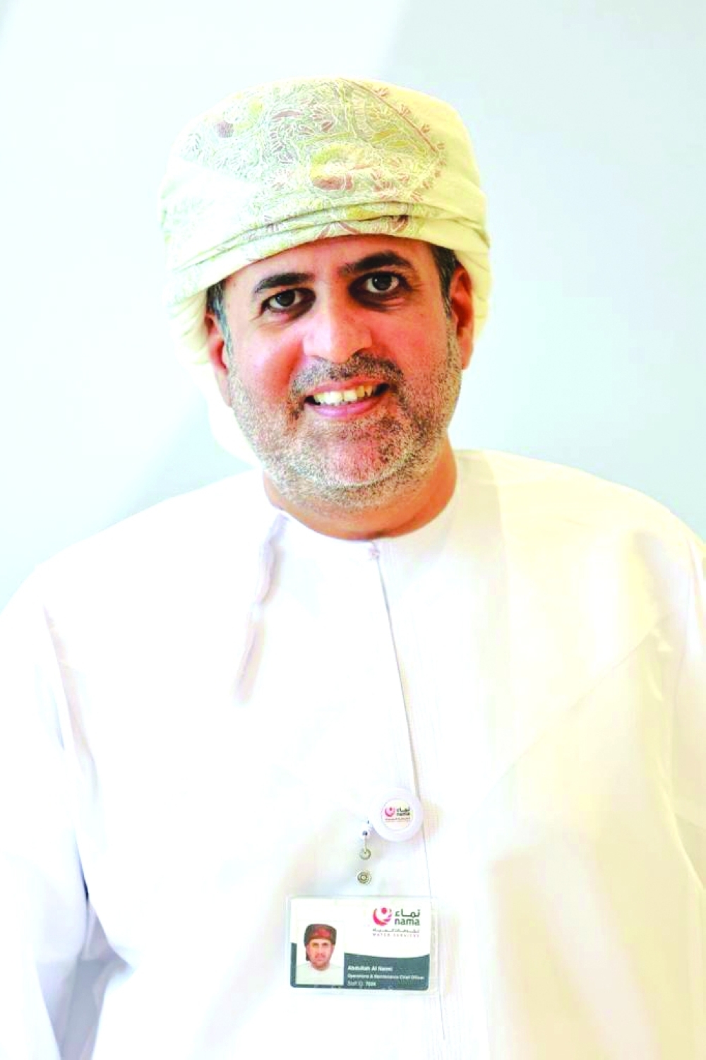 Eng Abdullah al Nuaimi, Operations and Maintenance Chief Officer, Nama Water Services