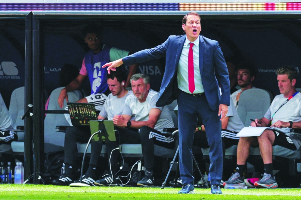 Belgium's French head coach Rudi Garcia. — AFP