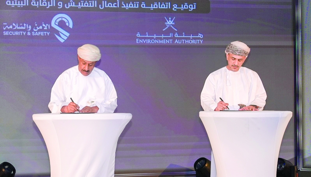The agreements support sustainable environmental development.