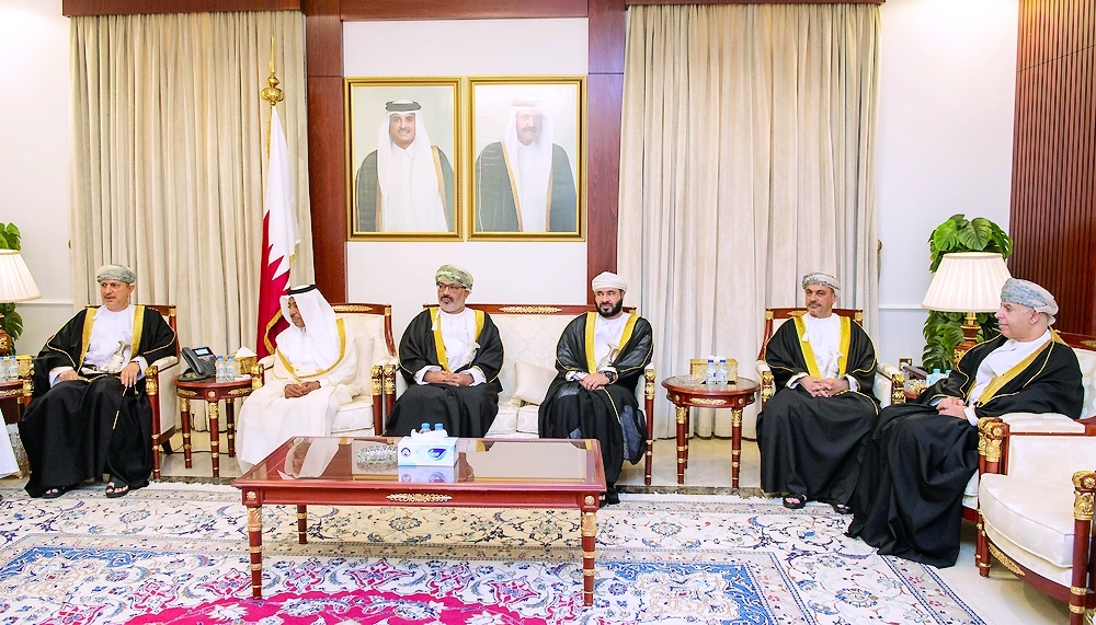 Their Excellencies and the officials expressed their condolences and sympathies to their brethren in the State of Qatar.