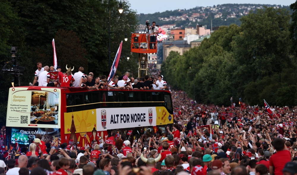 Norway celebrates its World Cup heroes in Oslo. — Reuters