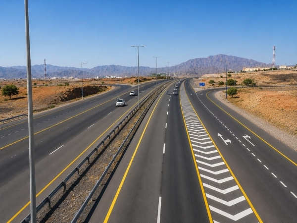 Work on the Bidbid-Nizwa road project is 90% complete