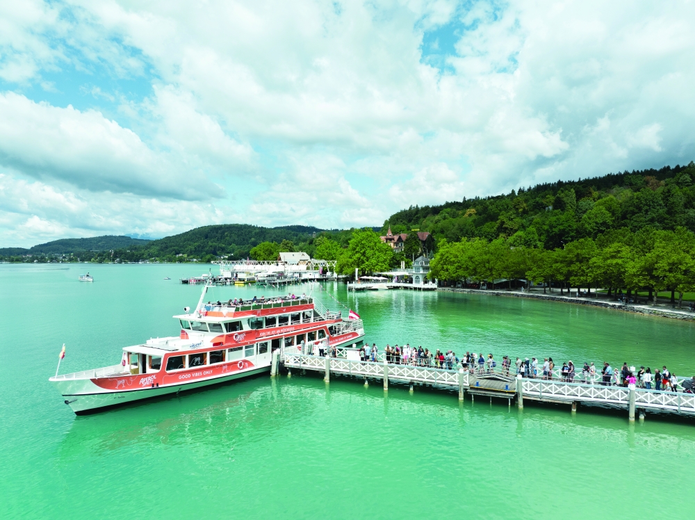 Boat trip in Carinthia