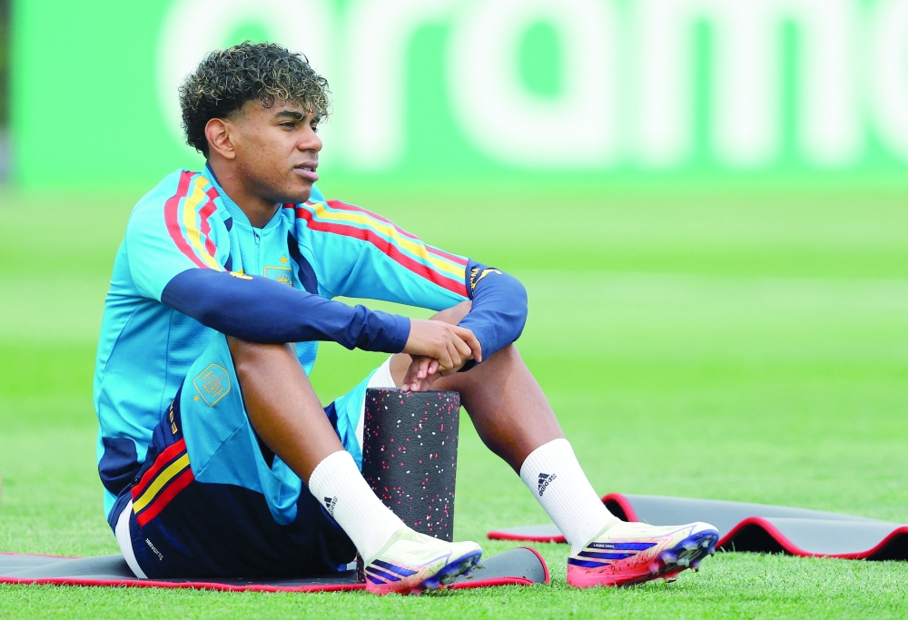 Spain's Lamine Yamal