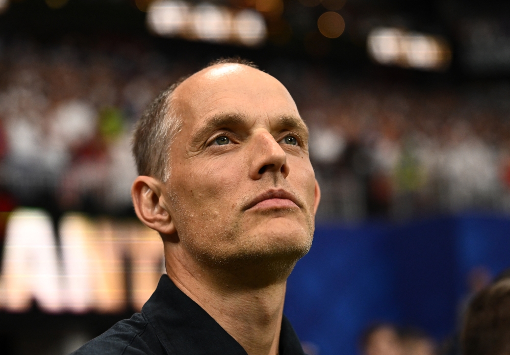 
England manager Thomas Tuchel reacts.— REUTERS