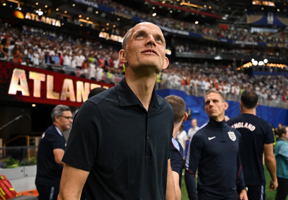 England manager Thomas Tuchel before the match. — REUTERS