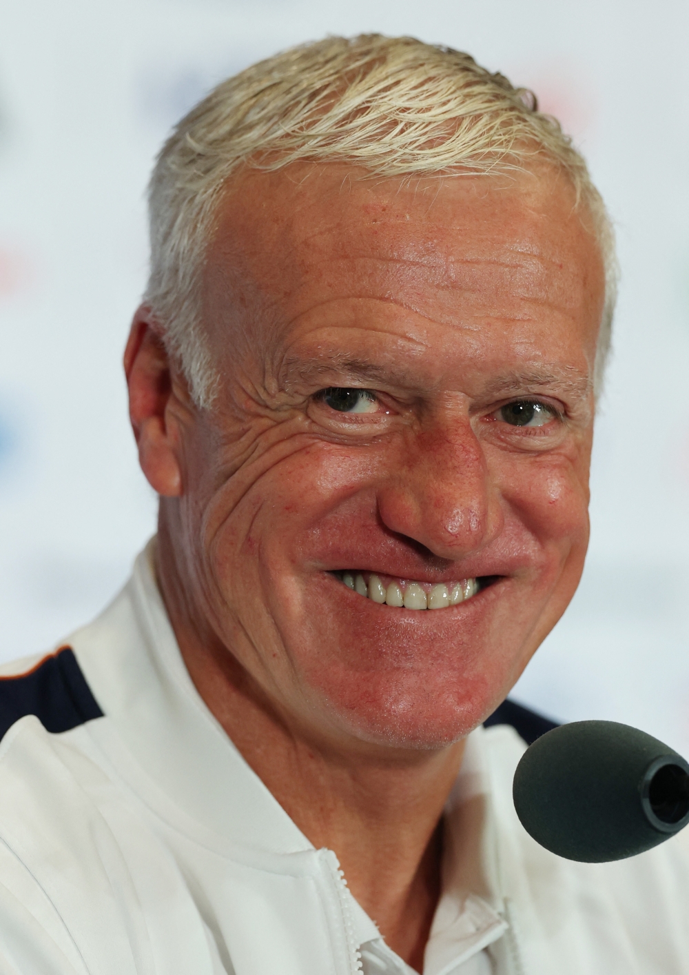 France coach Didier Deschamps during the press conference.— REUTERS