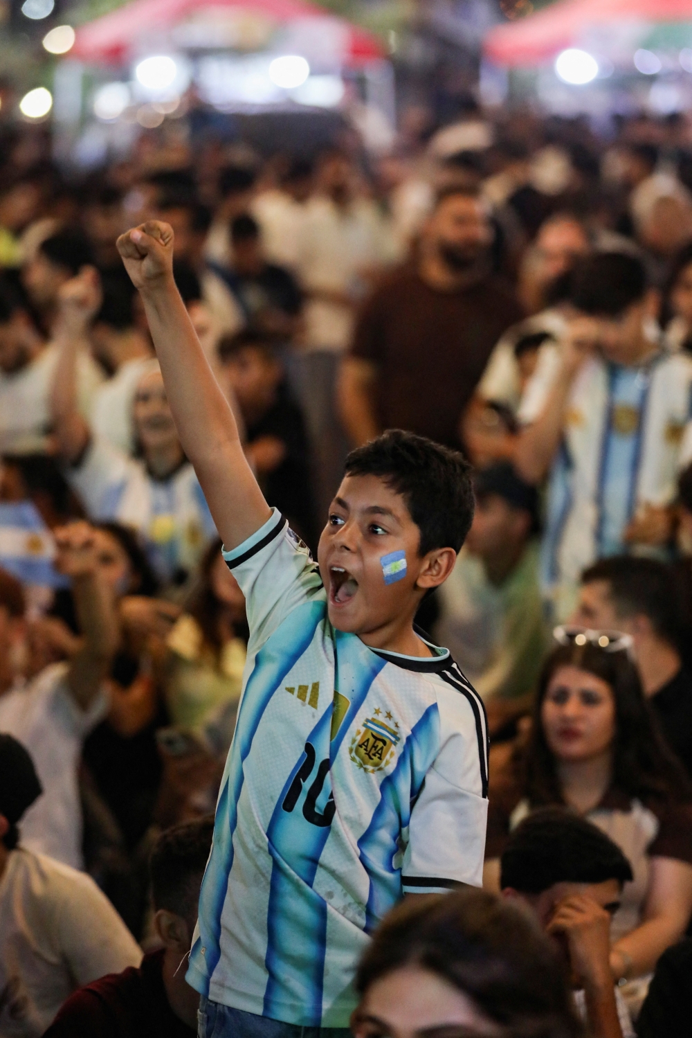SOCCER-WORLDCUP-ENG-ARG/FANS-SYRIA