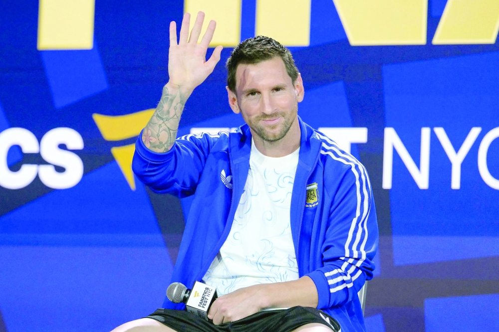Argentina's forward #10 Lionel Messi. — AFP