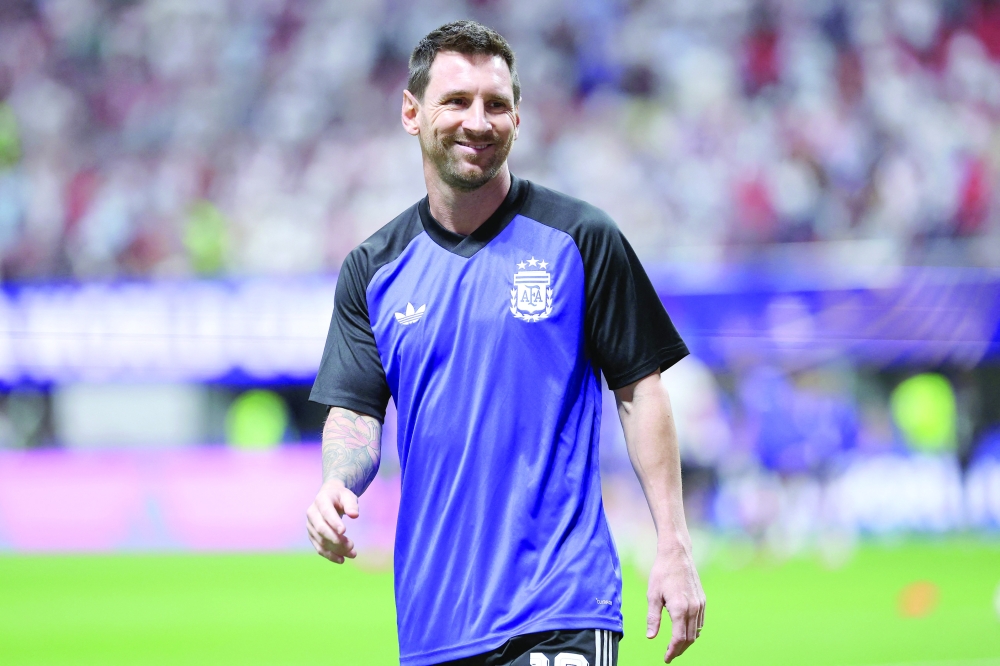 Argentina's forward #10 Lionel Messi. — AFP