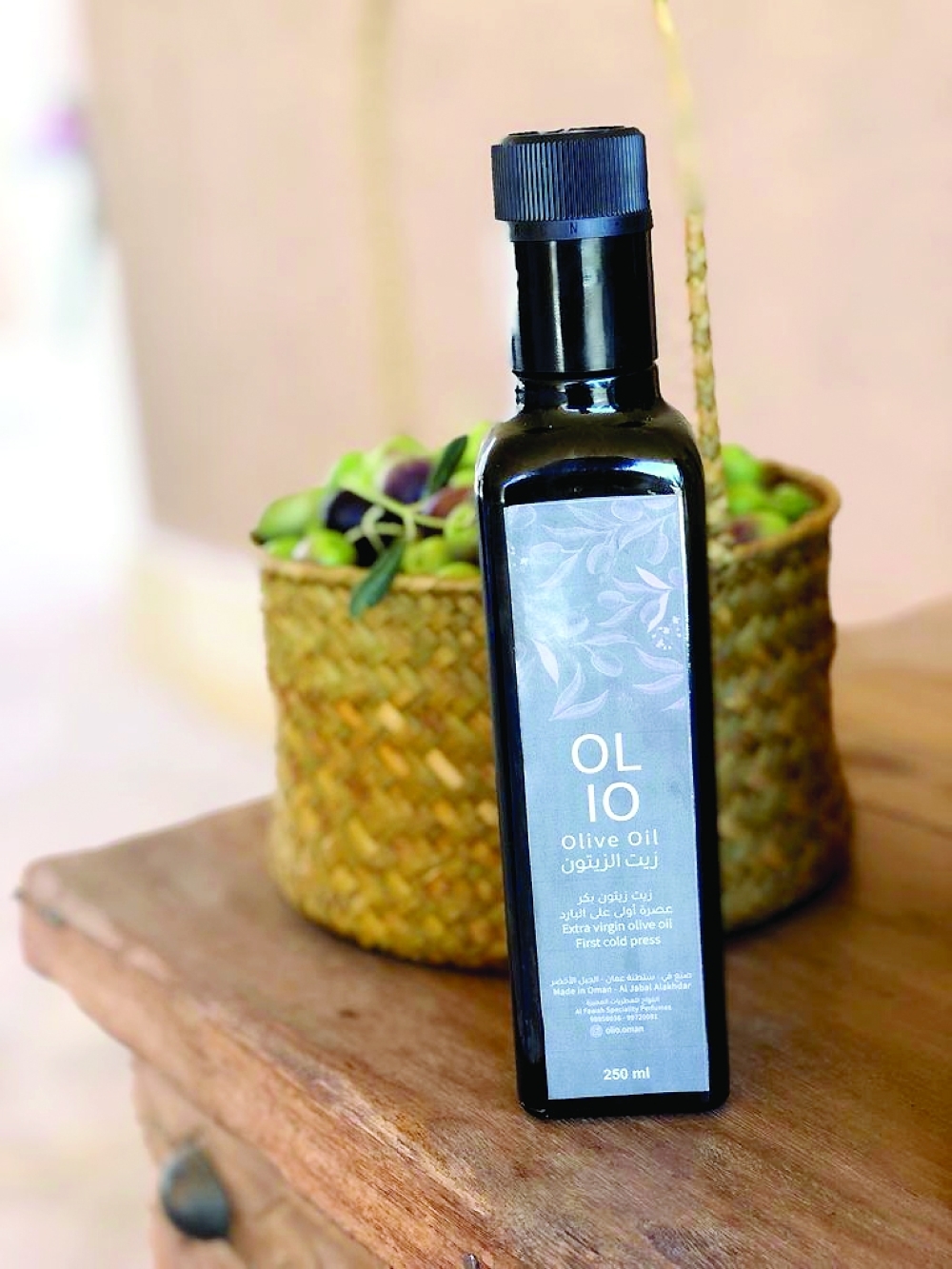 'Olio' brand name is known for its natural properties and health benefits.