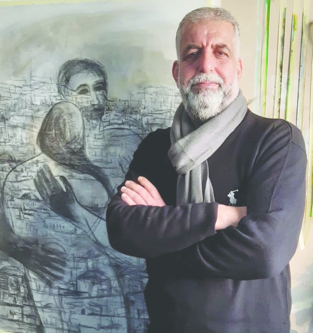 Artist Majed Shala
