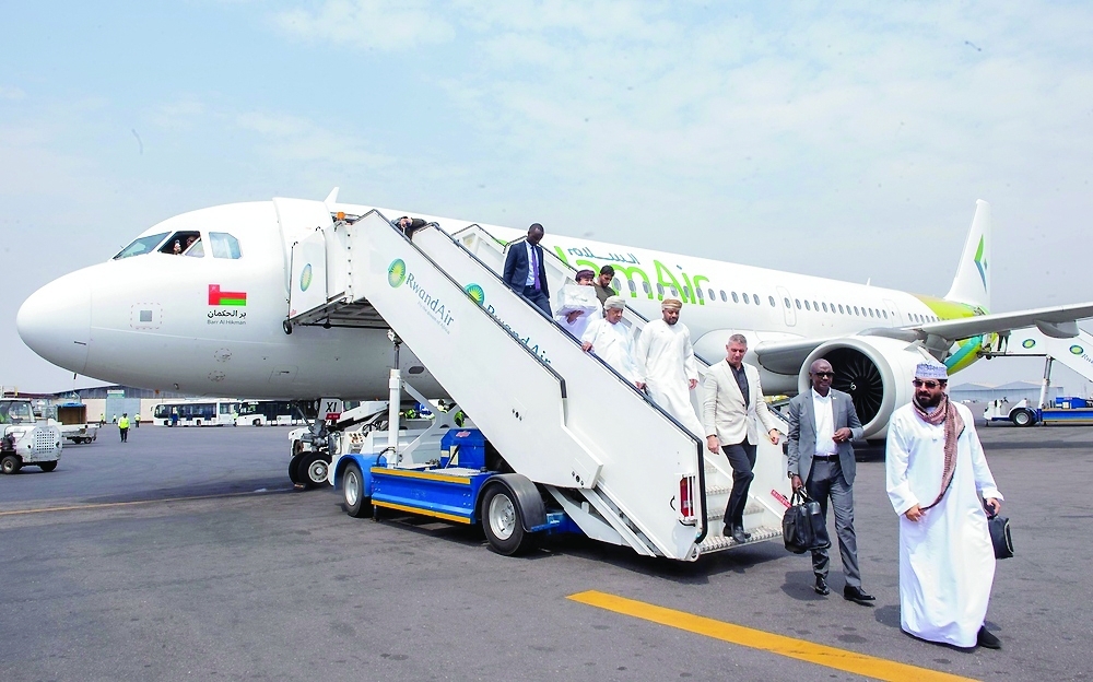This marks the launch of the first direct air route connecting the two countries.