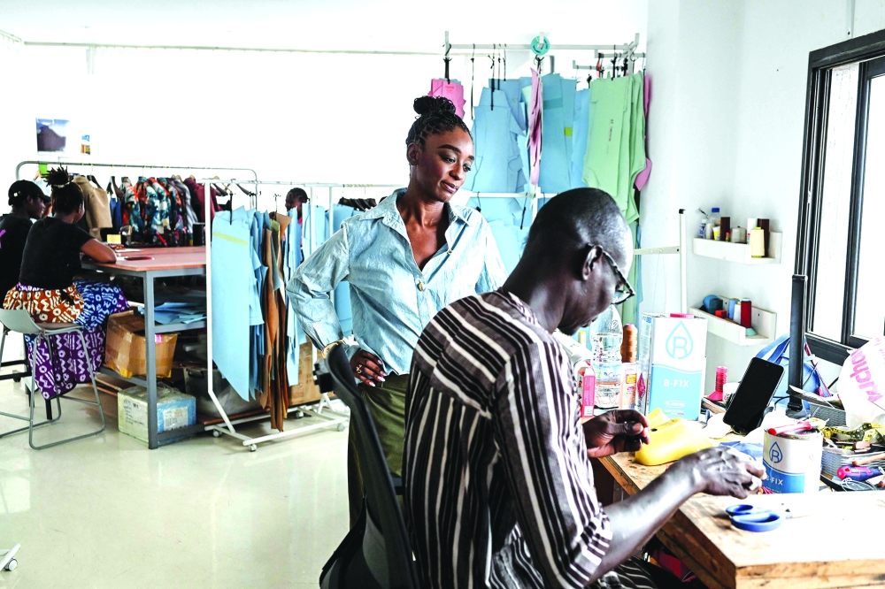 Beyonce’s stylist contacted Abidjan-based designer Loza Maleombho after discovering her handmade creations on Instagram— AFP
