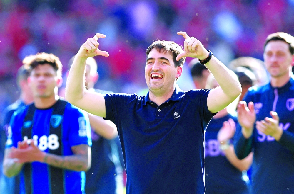 
AFC Bournemouth manager Andoni Iraola. — Reuters 