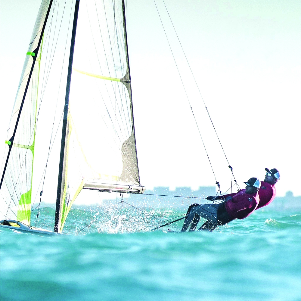 Oman sailing team in action during a previous competition