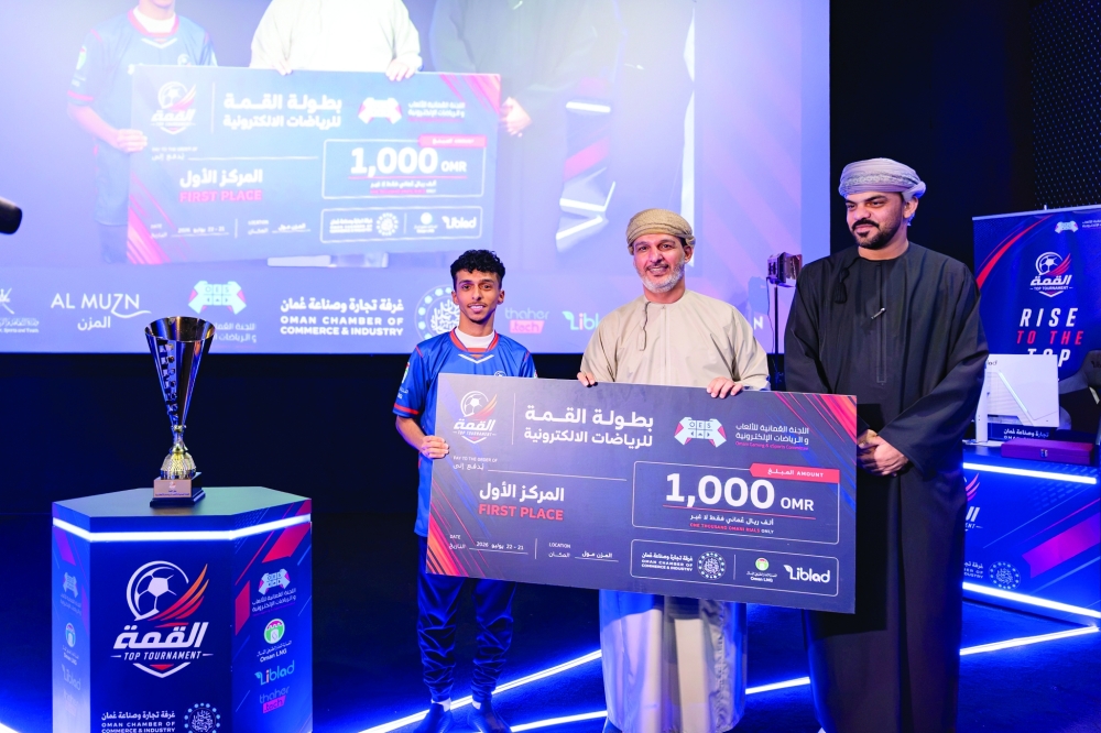 Saleh al Ghassani was crowned champion of the EA SPORTS FC 26 competition at the Top Esports Tournament.