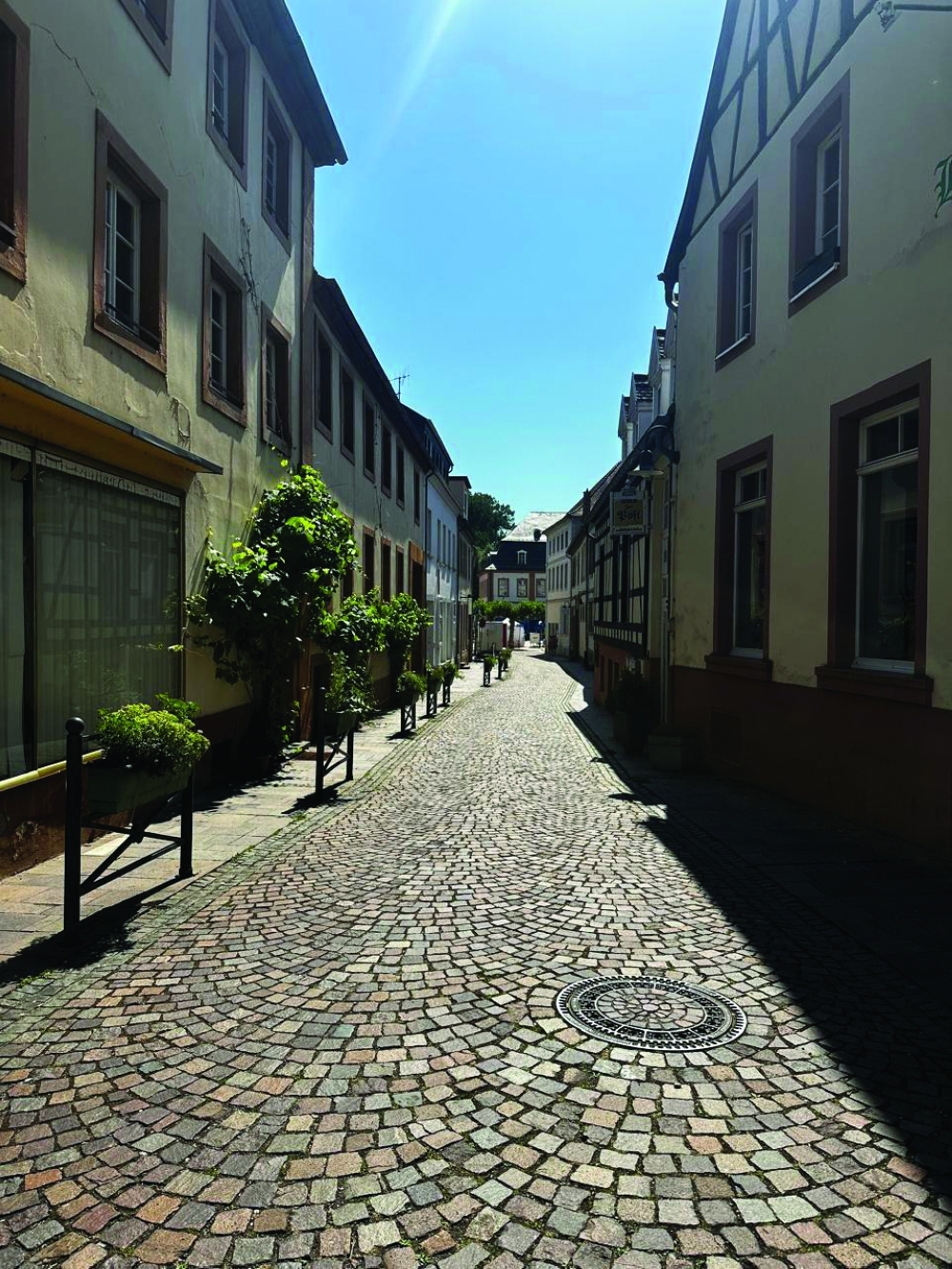 Cobbled streets of Blieskastel
