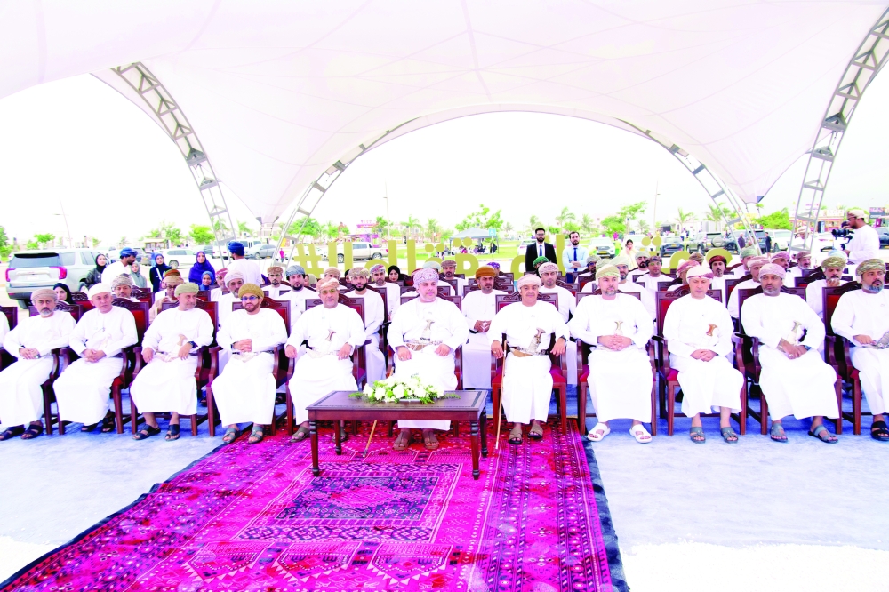 HH Sayyid Marwan bin Turki al Said, Governor of Dhofar, opened the Energy and Minerals Exhibition.