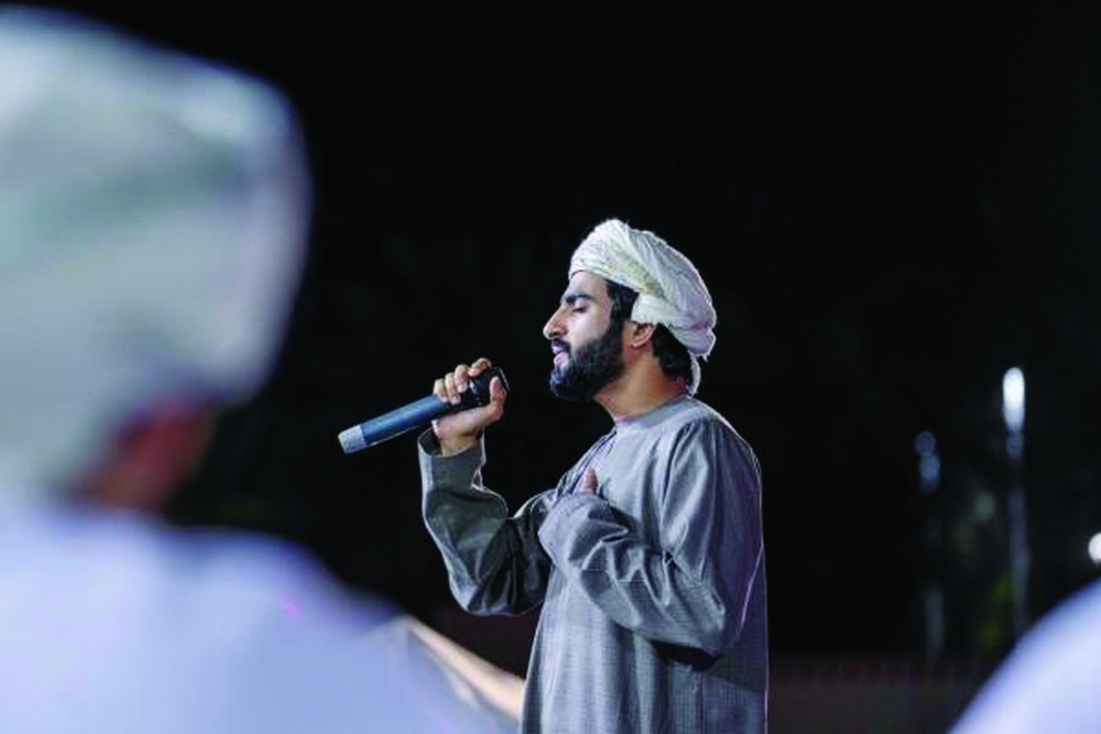 The festival aims to help chanters develop skills and contribute to Oman's cultural arena.