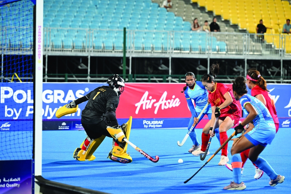 China overcame India 4-2 in an entertaining contest. — Khalfan al Ruzaiqi