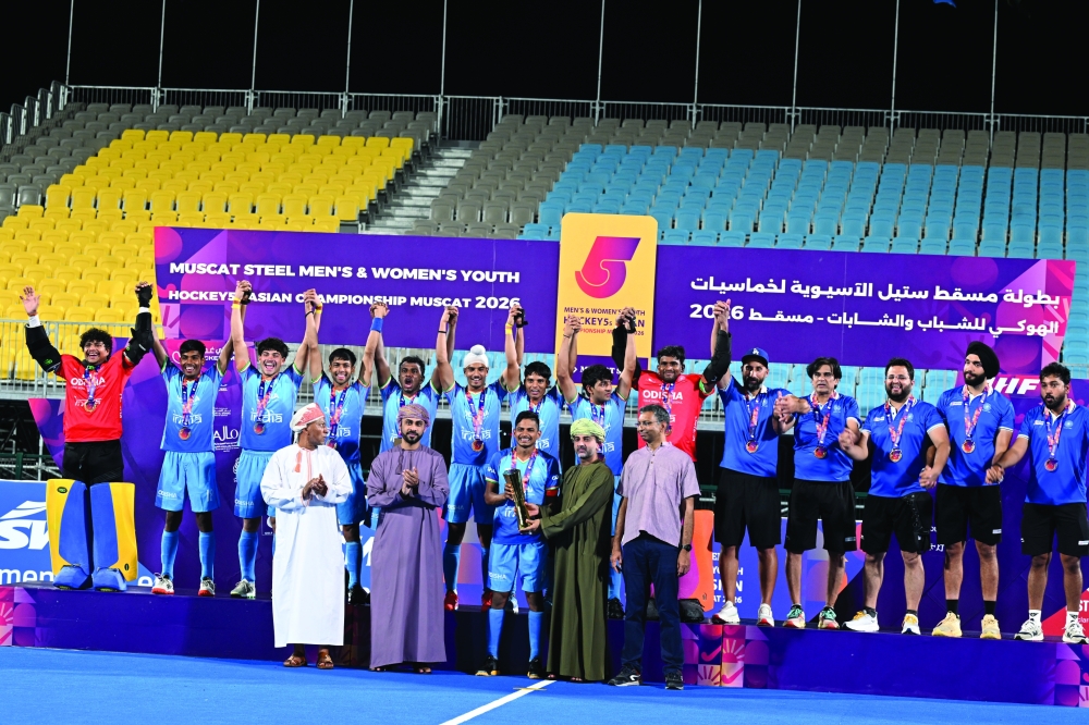 India claimed the men’s title with a 3-1 victory over Pakistan in the final. — Khalfan al Ruzaiqi