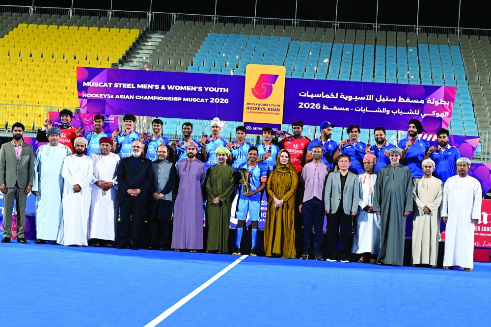 The Indian team were crowned champions in the men's category. — Khalfan al Ruzaiqi