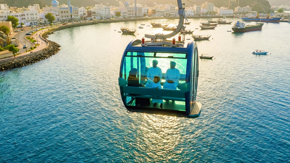 The Muttrah Teleferik is Oman's first-ever cable car project.