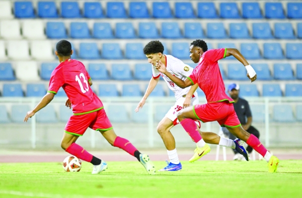 Oman U20 held by Bahrain in second friendly