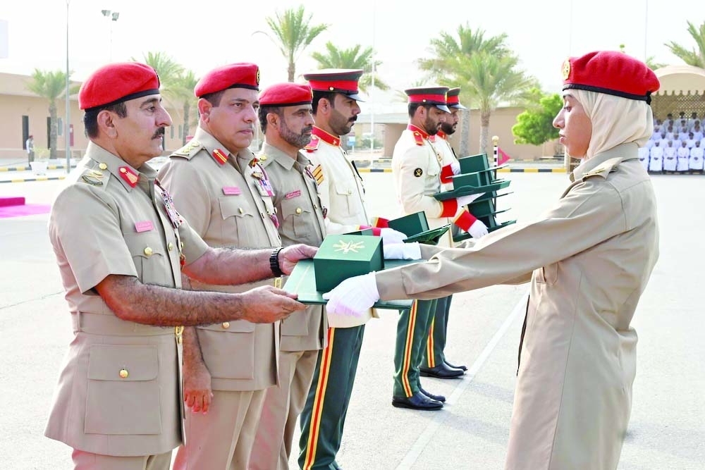 Maj Gen Matar bin Salim al Balushi led the graduation ceremony.
