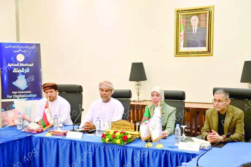 Oman, Algeria plan to explore partnership opportunities and support digital transformation initiatives  
 