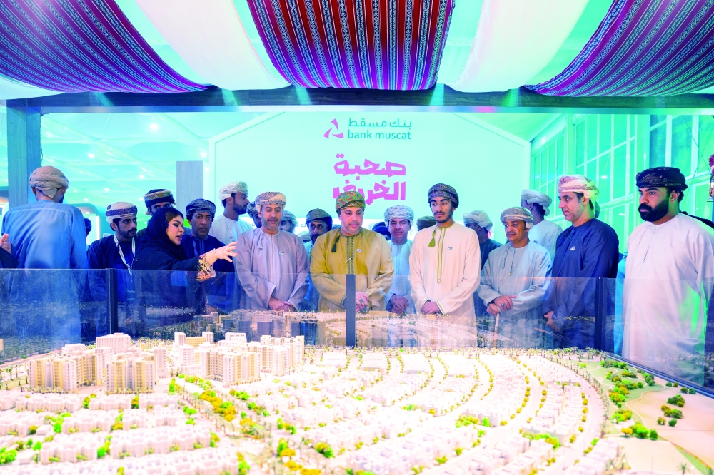 The exhibition features several of the ministry’s flagship development projects.
