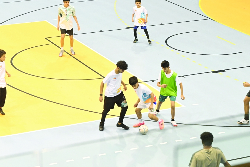 Young players in action during the final football matches of Sports Summer 2026