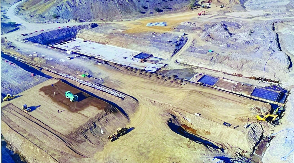 The project has progressed steadily since construction began in April 2025.
