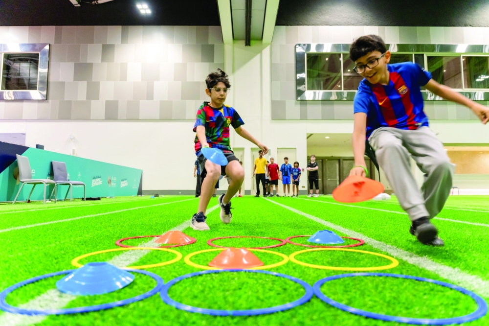 The experience enables children to remain physically active.