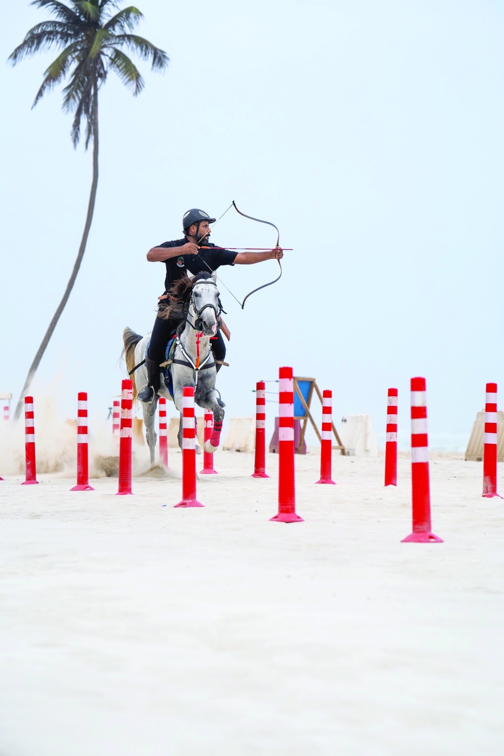 Sami al Haddadi took first place in the second day's Serial Track competition. — Asaad al Badri