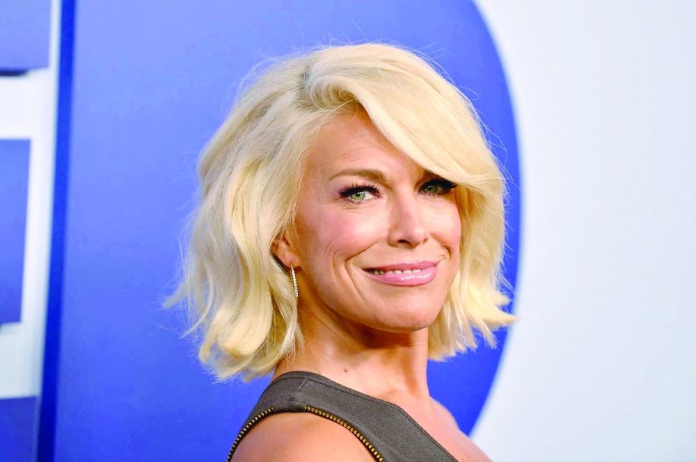 English actress Hannah Waddingham attends the LA FYC screening of Apple TV's "Ted Lasso" at the Hammer Museum in Los Angeles— AFP
