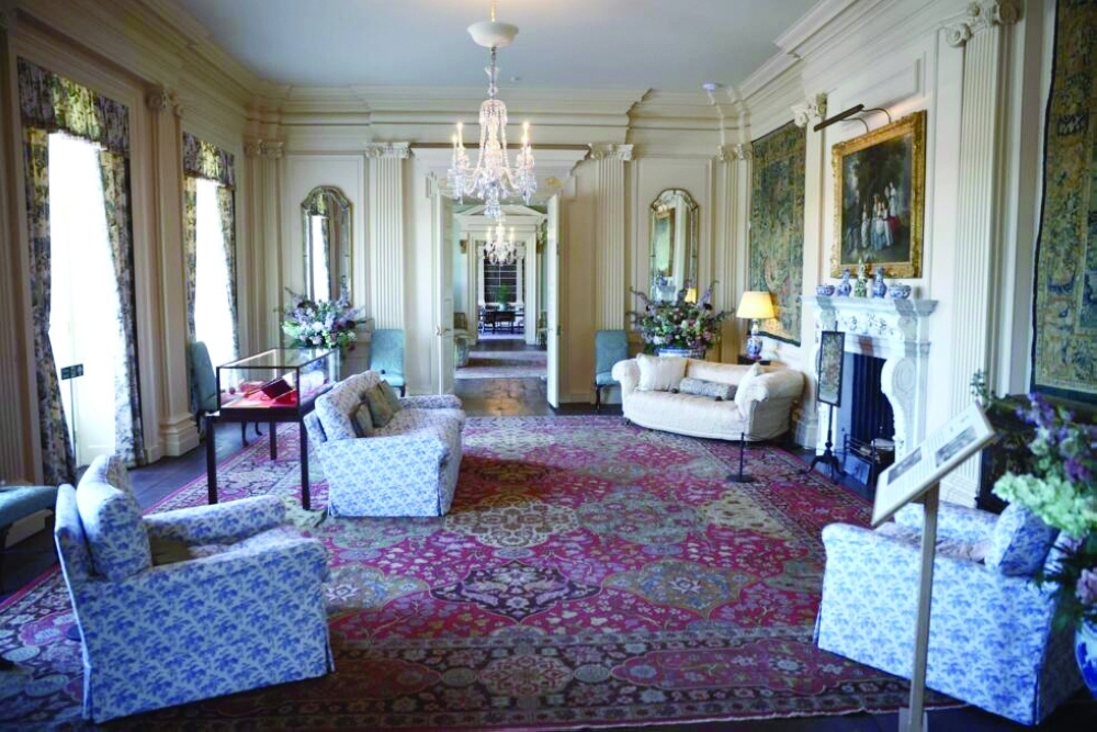 The drawing room is pictured at the new Trent Park Museum— AFP
